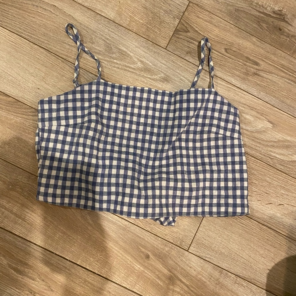 Brandy Melville checkered top